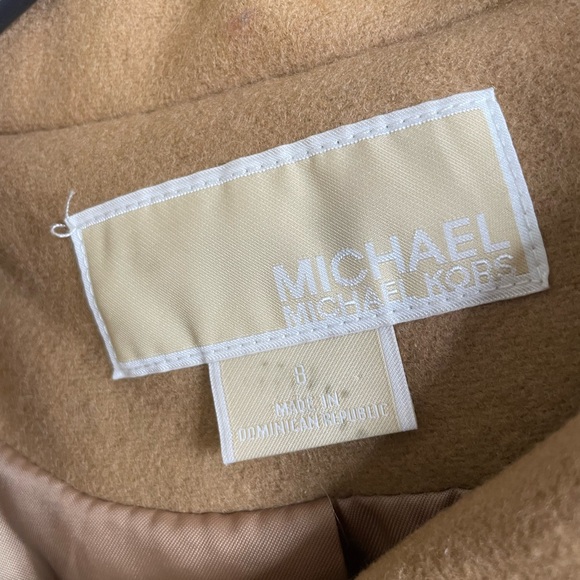 MICHAEL Michael Kors Camel Coat with Black Toggles - Picture 3 of 6